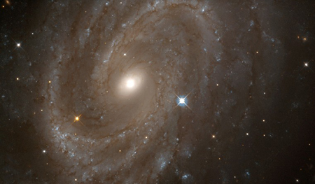 Distant Spiral Arm Galaxy